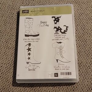 NWT Stampin Up Bootiful Occasions Stamp Set
